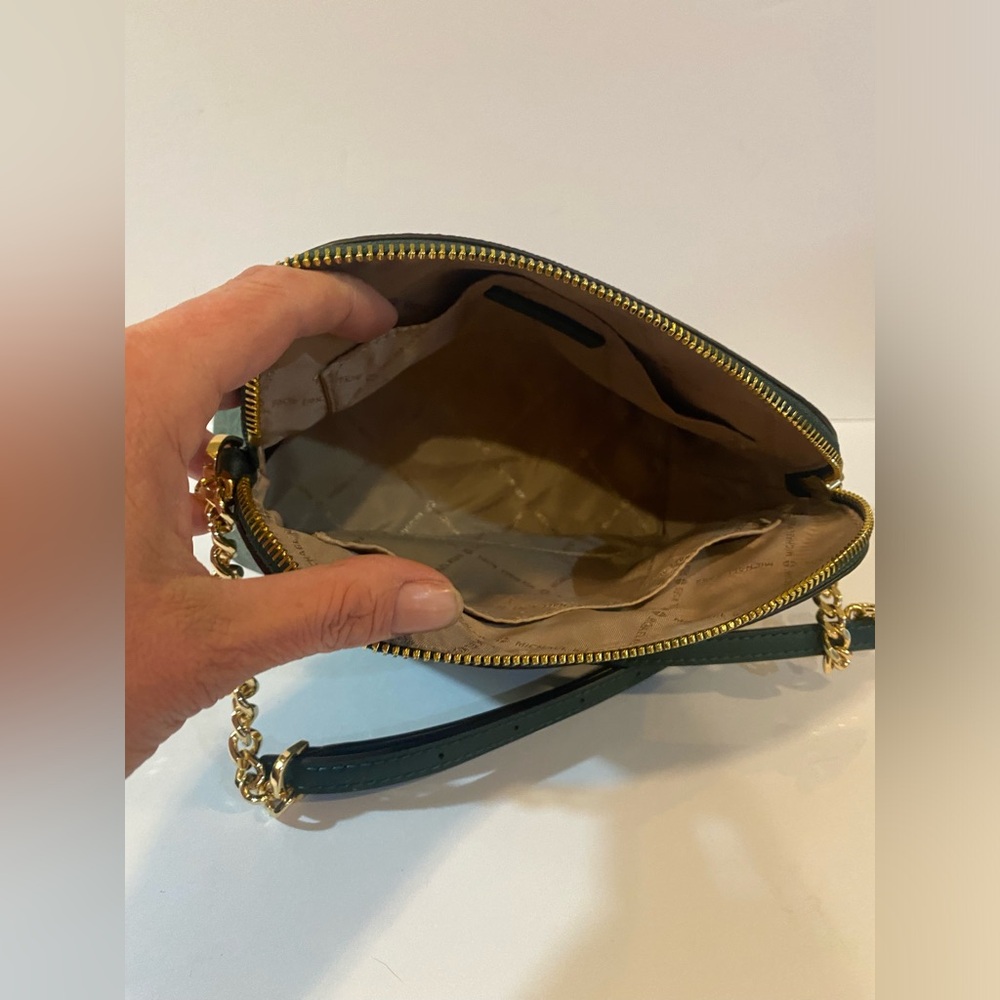 Michael Kors Dome Crossbody (Dark Green) - Picture 7 of 7